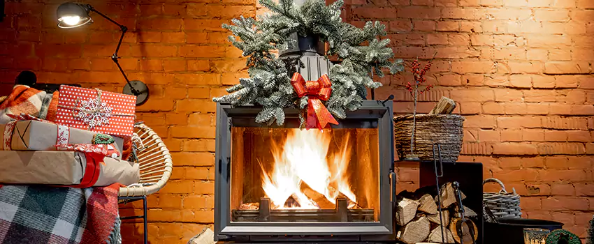 Travis Industries Linear Gas Fireplace Installation in Sayreville, New Jersey