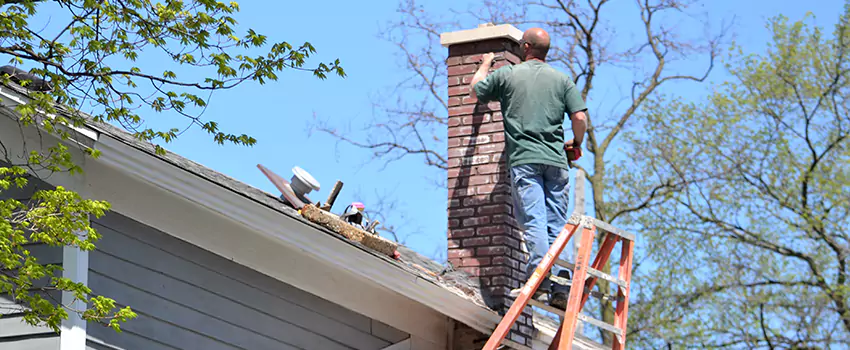 Vinyl and PVC Chimney Flashing Installation in Sayreville, NJ