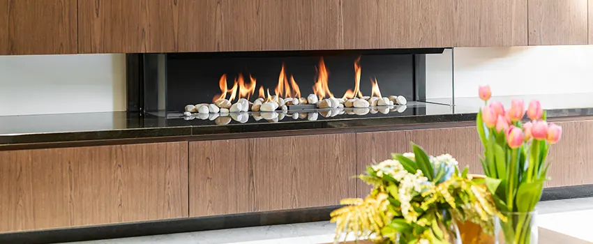 Double-height Fireplace Design Refurbishment in Sayreville, New Jersey